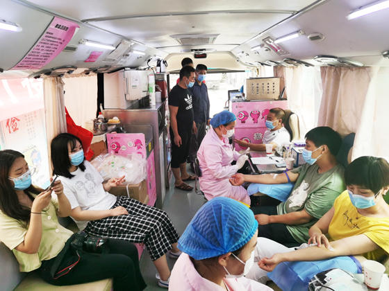 服務社會 熱心公益——嵐皋縣滔河鎮(zhèn)組織開展愛心獻血活動